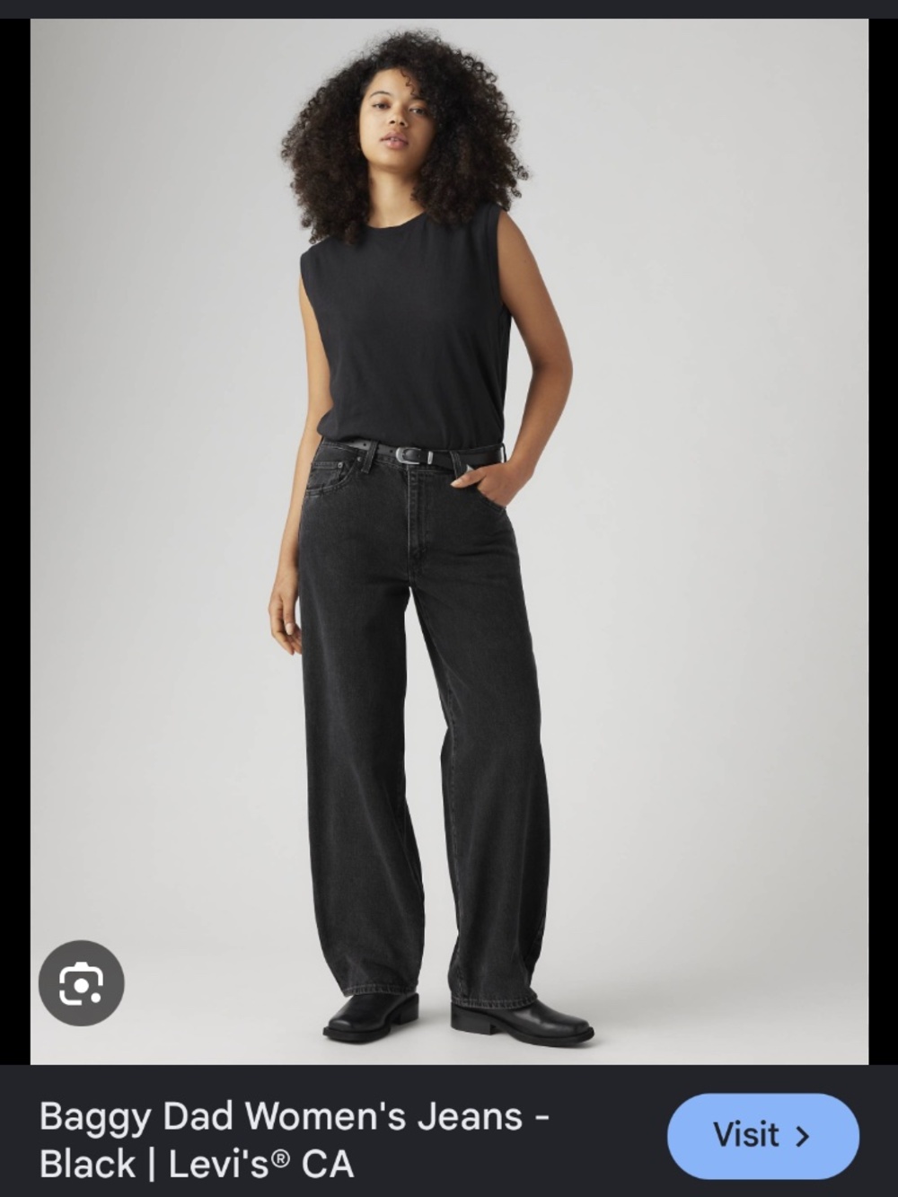 Levi’s Dad Jeans in black